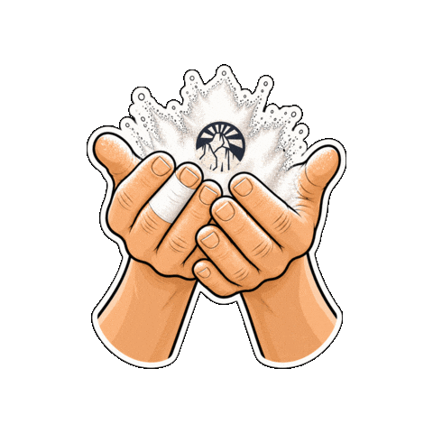 Hand Tape Sticker by KletterRetter