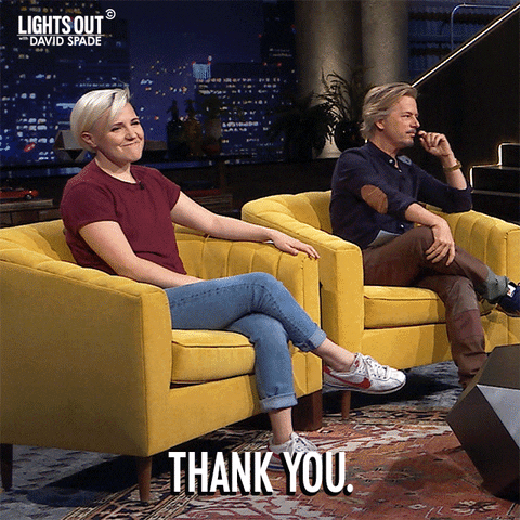 Comedy Central Thank You GIF by Lights Out with David Spade