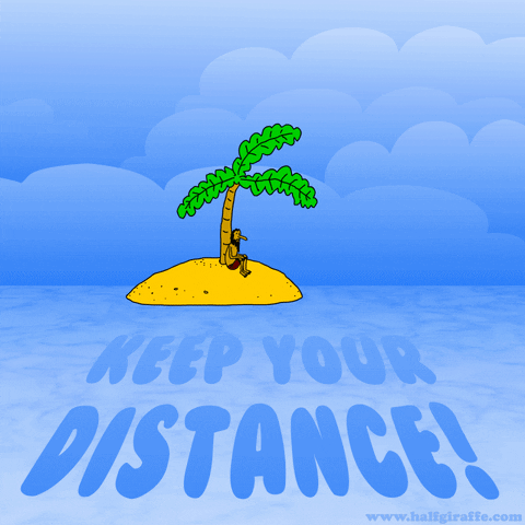 Keep Your Distance Health GIF by William Garratt - Find & Share on GIPHY