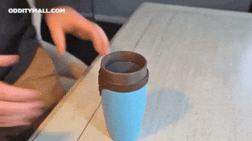 Scared Travel Mug GIF by odditymall