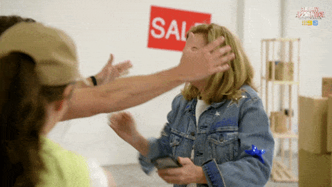 Friends Love GIF by Celebrity Apprentice Australia