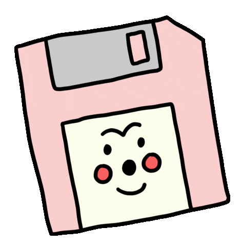 Floppy Disk Liminal Sticker by pey chi