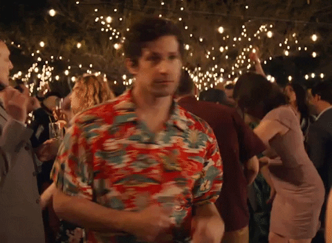 Andy Samberg Dancing GIF by HULU - Find & Share on GIPHY