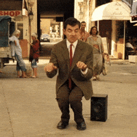 Mr Bean Dancing GIF by Working Title - Find & Share on GIPHY