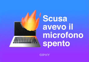 Scusa Avevo Il Microfono Spento GIF by GIPHY Cares
