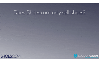 Faq Shoescom GIF by Coupon Cause