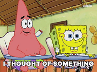 New trending GIF tagged confused spongebob squarepants thinking…