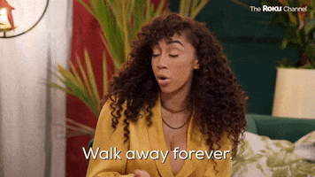 Walk Away Move On GIF by The Roku Channel