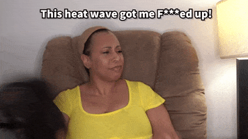 Scorching Heat Wave GIF by Holly Logan