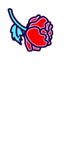 Rose Rosa Sticker by Breakfest