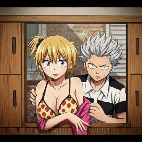 Blood Lad Couple GIF