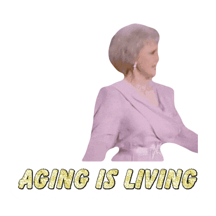 Aging Happy Birthday Sticker by All Better