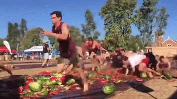 National Watermelon Day GIF by Storyful