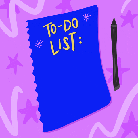 Stay Home To Do List GIF by INTO ACTION