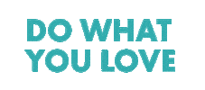 Do What You Love Sticker by Aesthetics Academy by Radiance