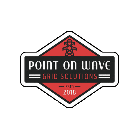 Point On Wave Sticker