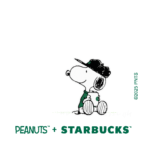 Peanuts Sticker by Starbucks APAC
