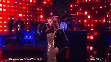 Kelly Clarkson Singing GIF by NBC