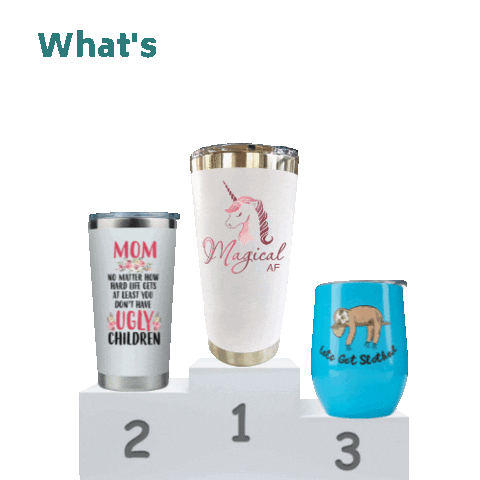 Tumblers Travel Gift Sticker By Klubi Creative Gif