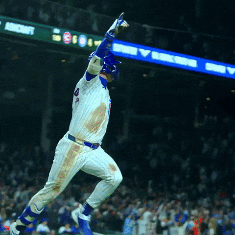 Celebrate Chicago Cubs GIF by MLB