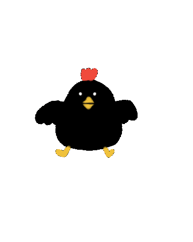 Bird Chicken Sticker by aicopan