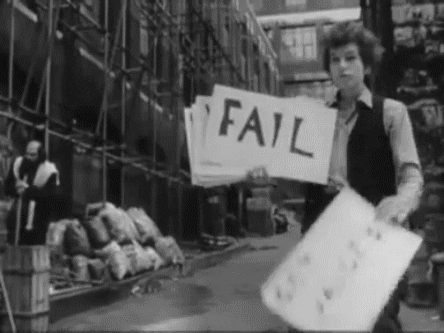 Fail Black And White GIF - Find & Share on GIPHY