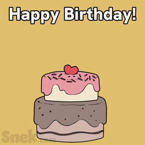 Happy Birthday Love GIF by Snek
