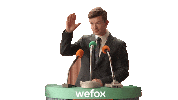 Speech Waving Sticker by wefox