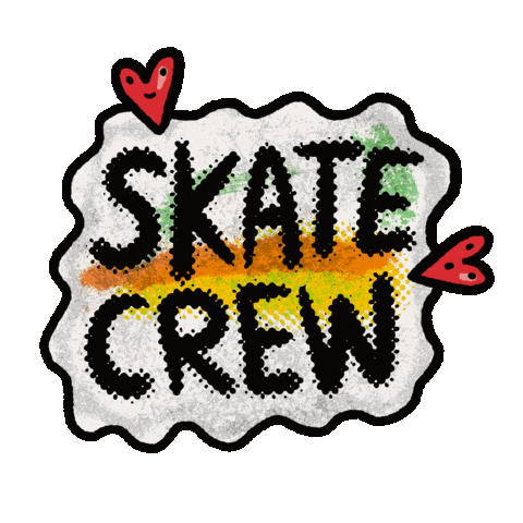 Skate Skatecrew Sticker