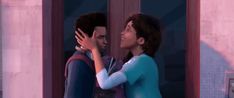 Mom Kiss GIF by Spider-Man: Into The Spider-Verse