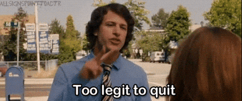 too legit andy sanberg GIF