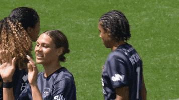 Womens Soccer Hug GIF by National Women's Soccer League