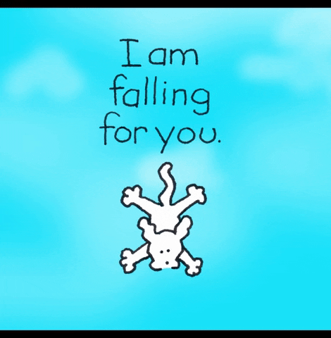 Falling For You GIF by Chippy the Dog