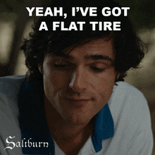Jacob Elordi Flat Tire GIF by Saltburn
