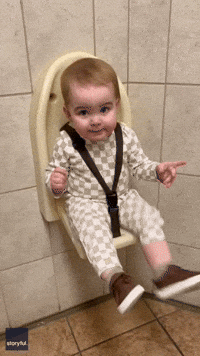 Sound of Loud Toilet Frightens Toddler