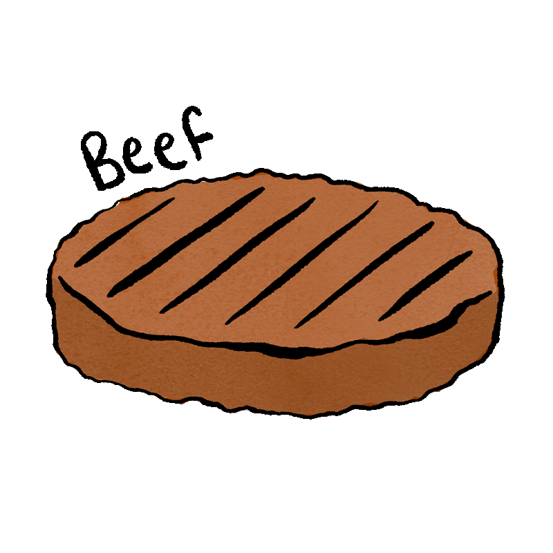 Beef Patty Protein Sticker by Bareburger for iOS & Android GIPHY