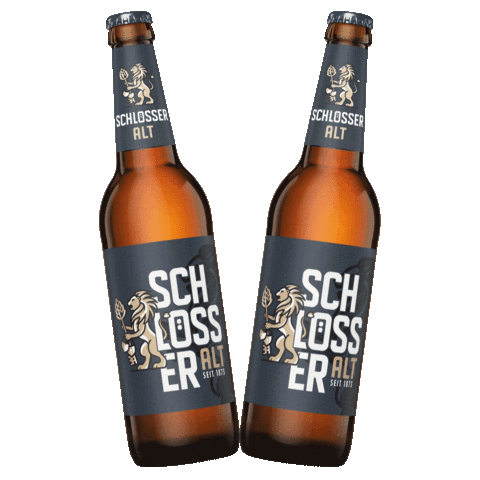 Beer Cheers Sticker by Schlösser Alt
