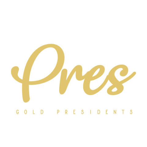 Gold Presidents Sticker