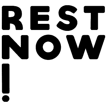 Rest Now! Sticker