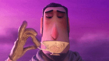 Animation Sipping Tea GIF by LAIKA Studios