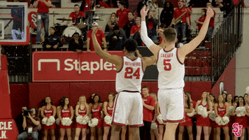 Pumped Up Crowd GIF by St. John's Red Storm