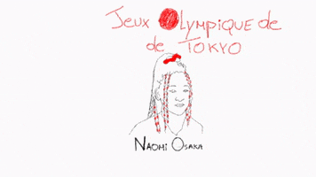 Naomi Osaka Sport GIF by sarupinku