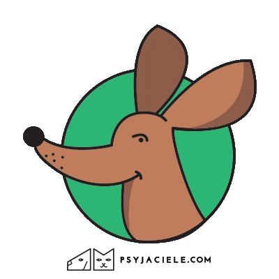 Dog Wink Sticker by Psyjaciele.ocm