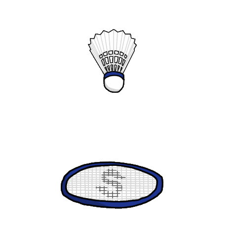 Badminton Smeerboel Sticker by MarketingEE
