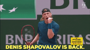 Denis Shapovalov GIF by Tennis Channel