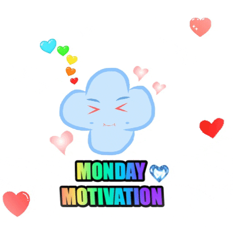 Mochi-cloud monday mondaymotivation mochicloud heart mochi kawaii anime cute kidfriendly comic cartoon GIF