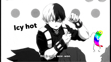 My Name Is Not Five Weenies I Am Shoto From Ua And I Want To Be A Hero GIF