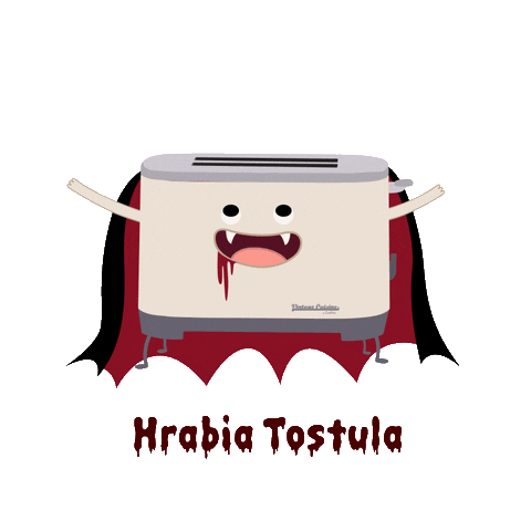 Halloween Toast Sticker by Vintage Cuisine by Cooking