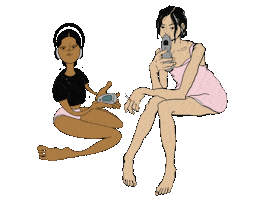 Art Girl Sticker