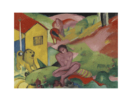 German Expressionism Art Sticker by Museo Thyssen-Bornemisza